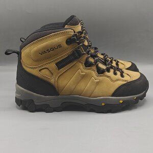 Vasque Hiking Boots Women's Size US 6, EUR 35.5 Vibram Ankle Beige Black Leather